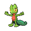 Treecko front-facing sprite from Pokémon Emerald