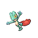 Treecko shiny front-facing sprite from Pokémon Platinum