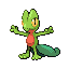 Treecko front-facing sprite from Pokémon Ruby