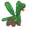 Tropius back-facing sprite from Pokémon Black 2