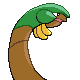 Tropius back-facing sprite from Pokémon Pearl