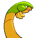 Tropius shiny back-facing sprite from Pokémon SoulSilver