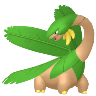 Tropius front-facing sprite from Pokémon Ultra Moon