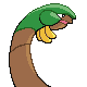 Tropius back-facing sprite from Pokémon Platinum