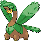 Tropius front-facing sprite from Pokémon Platinum