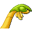 Tropius shiny back-facing sprite from Pokémon Ruby