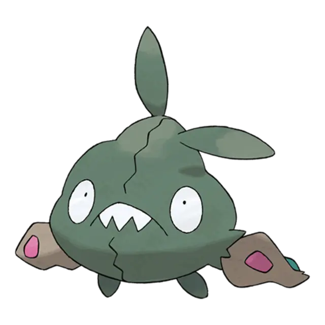 Trubbish, the Trash Bag Pokémon — Poison-type Pokémon official artwork