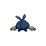 Trubbish shiny back-facing sprite from Pokémon White