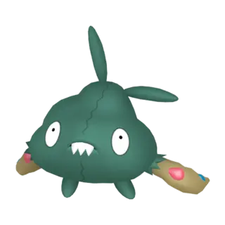 Trubbish front-facing sprite from Pokémon Omega Ruby