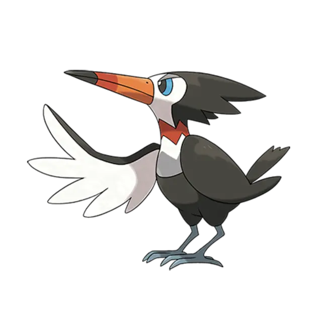 Trumbeak, the Bugle Beak Pokémon — Normal/Flying-type Pokémon official artwork
