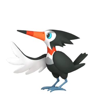 Trumbeak front-facing sprite from Pokémon Violet