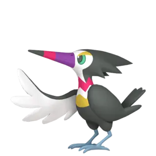 Trumbeak shiny front-facing sprite from Pokémon Violet