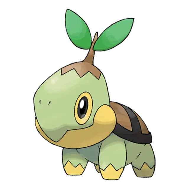 Turtwig, the Tiny Leaf Pokémon — Grass-type Pokémon official artwork