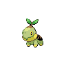 Turtwig front-facing sprite from Pokémon White