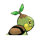 Turtwig back-facing sprite from Pokémon HeartGold