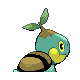 Turtwig shiny back-facing sprite from Pokémon HeartGold