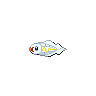 Tynamo front-facing sprite from Pokémon Black 2