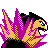 Typhlosion shiny back-facing sprite from Pokémon Crystal