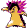 Typhlosion shiny front-facing sprite from Pokémon Crystal