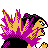 Typhlosion shiny back-facing sprite from Pokémon Silver