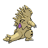 Tyranitar shiny back-facing sprite from Pokémon Black 2