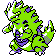 Tyranitar front-facing sprite from Pokémon Crystal
