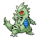 Tyranitar front-facing sprite from Pokémon Diamond