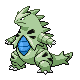 Tyranitar front-facing sprite from Pokémon HeartGold