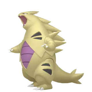 Tyranitar shiny front-facing sprite from Pokémon Shield