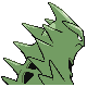 Tyranitar back-facing sprite from Pokémon Platinum