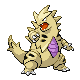 Tyranitar shiny front-facing sprite from Pokémon Platinum