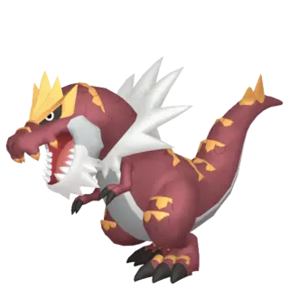 Tyrantrum front-facing sprite from Pokémon Y