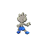 Tyrogue shiny back-facing sprite from Pokémon Black 2