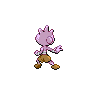 Tyrogue back-facing sprite from Pokémon Black