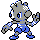 Tyrogue shiny front-facing sprite from Pokémon Crystal