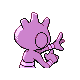 Tyrogue back-facing sprite from Pokémon Diamond