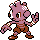 Tyrogue front-facing sprite from Pokémon Silver