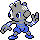 Tyrogue shiny front-facing sprite from Pokémon Silver