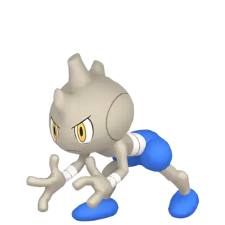 Tyrogue shiny front-facing sprite from Pokémon Sword