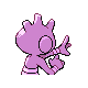 Tyrogue back-facing sprite from Pokémon Platinum