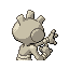 Tyrogue shiny back-facing sprite from Pokémon Ruby