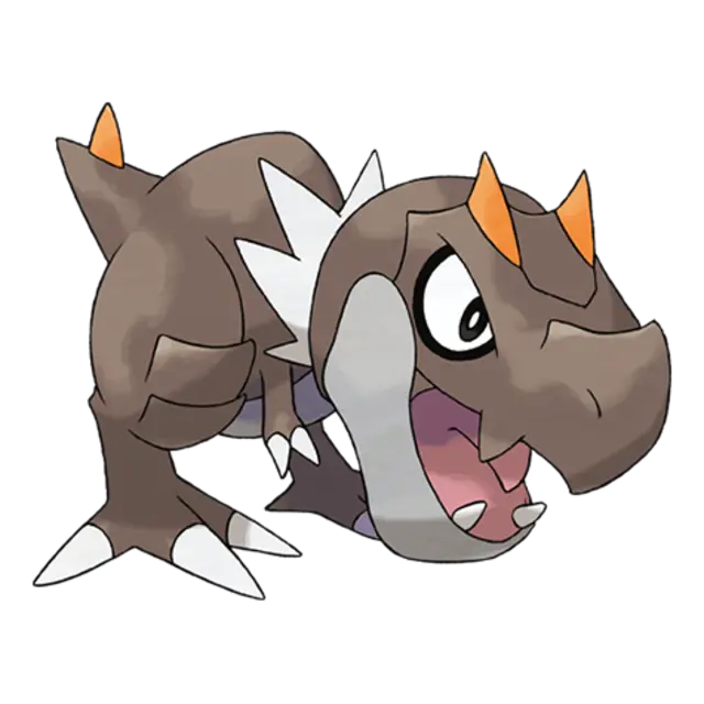 Tyrunt, the Royal Heir Pokémon — Rock/Dragon-type Pokémon official artwork