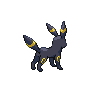 Umbreon back-facing sprite from Pokémon Black