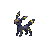Umbreon front-facing sprite from Pokémon Black