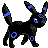 Umbreon shiny front-facing sprite from Pokémon Crystal