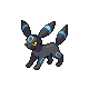 Umbreon shiny front-facing sprite from Pokémon Diamond