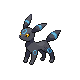 Umbreon shiny front-facing sprite from Pokémon SoulSilver