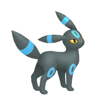 Umbreon shiny front-facing sprite from Pokémon Shield