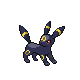 Umbreon front-facing sprite from Pokémon Platinum