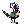Unfezant shiny back-facing sprite from Pokémon Black 2